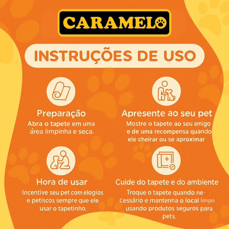 Tapetes Higiênicos 100 unidades Tamanho 60x60 para Cachorros  - Caramelo