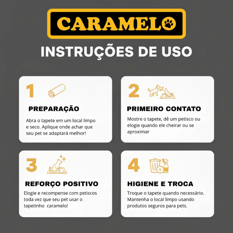 Tapetes Higiênicos Com Carvão Ativado 90 unidades Tamanho 80x60 para Cachorros - Caramelo